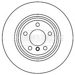 BORG & BECK Тормозной диск BBD5260